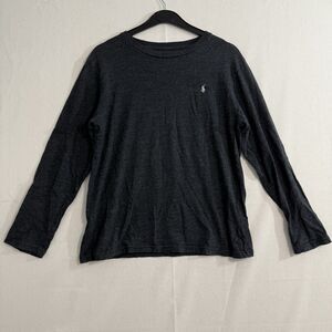 Polo Ralph Lauren Gray Heathered Long Sleeve T-shirt Youth 14-16